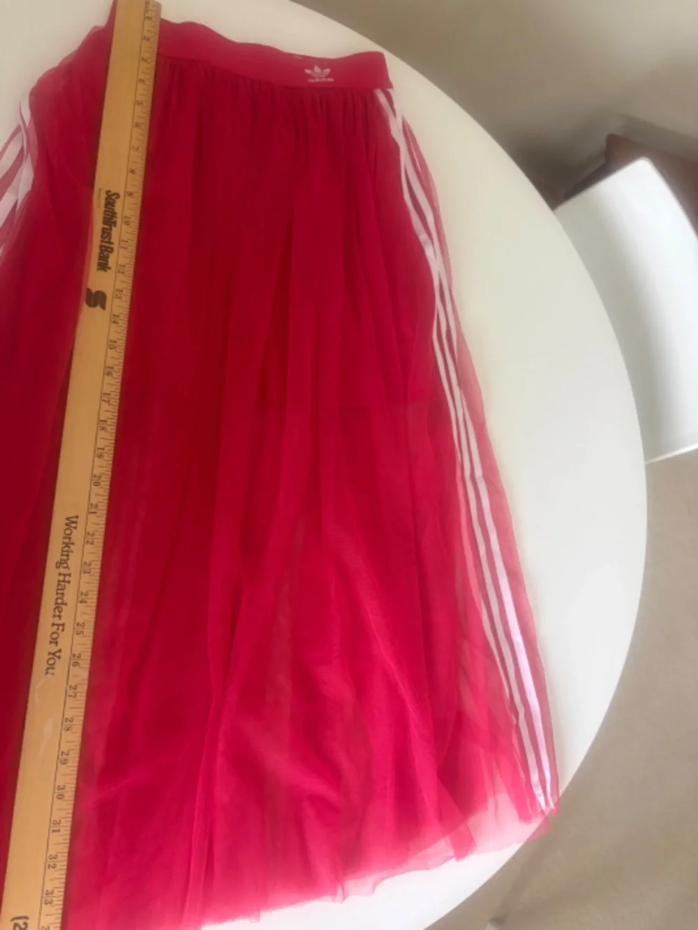 NWOT Adidas tulle skirt hot pink raspberry Small - Picture 4 of 6